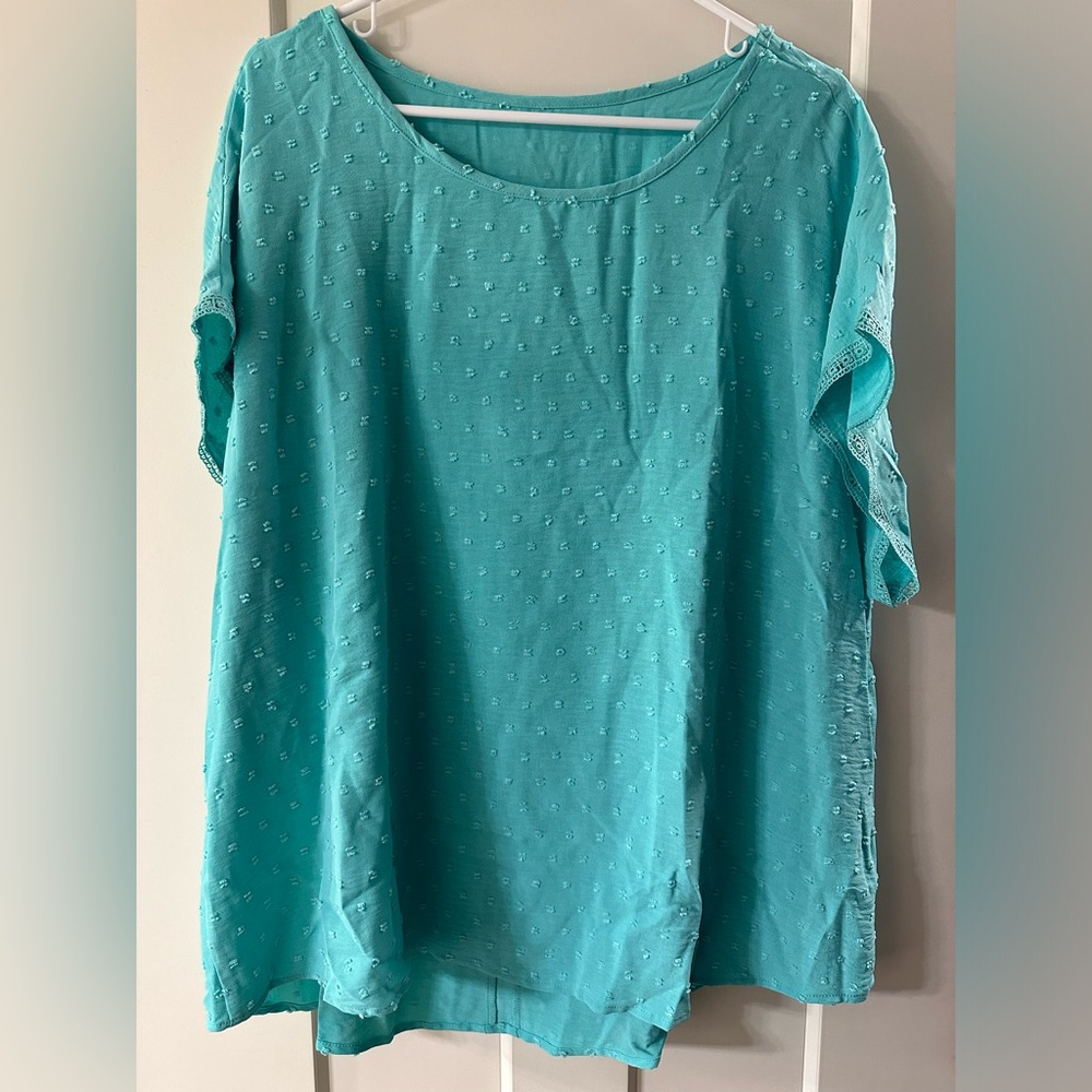 SHEIN short sleeve scoop neck top